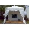 Tente pliable Tonnelle 3x3m avec rideaux périphériques