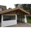 Bâche de Carport avec rideaux coulissants