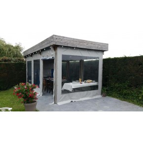 Bâche transparente pour terrasse SUR MESURE Żagle Ogrodowe