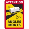 Signalétique Angles morts pour semie remorque 