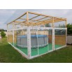 Protection originale pour une piscine hors sol 