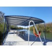 Bâche plate sur mesure pour pergola de péniche 