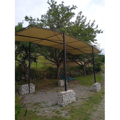 Habillage complet pour cette belle pergola