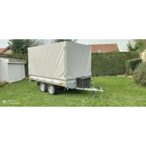 Bâche remorque 200x120x80 NEUVE - Équipement caravaning