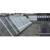  Toiture de verrière en bâche PVC translucide
