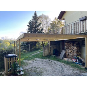 Bâche de Carport AVANT POSE 