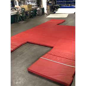 Sur-matelas de saut à la perche, article hautement technique, 100% sur mesure