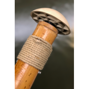 Coupole de m&acirc;t seule, vue de dessous, diam&egrave;tre 15cm, coloris sable.