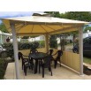  Bâche sur mesure pour pergola 2X2m