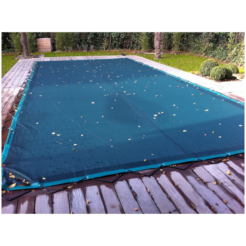 Bache de piscine d'hivernage en grille