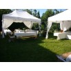 Tonnelle 3x3m dans jardin particulier